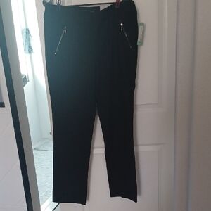 Michel Studio Black Straight Leg Pants